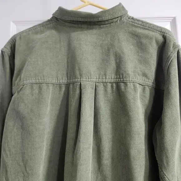 ❤️NWT❤️ Alpine Design Olive Men's Casual Button Down Shirt - Picture 10 of 14